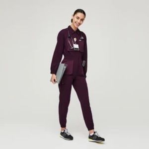 NWT FIGS Chennai deep purple jumpsuit in XXS